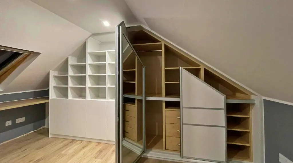 Designing Functional Wardrobes for Low-Ceiling Atticc